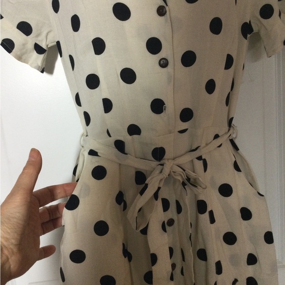 Monteau Linen Blend Dress - Picture 5 of 5